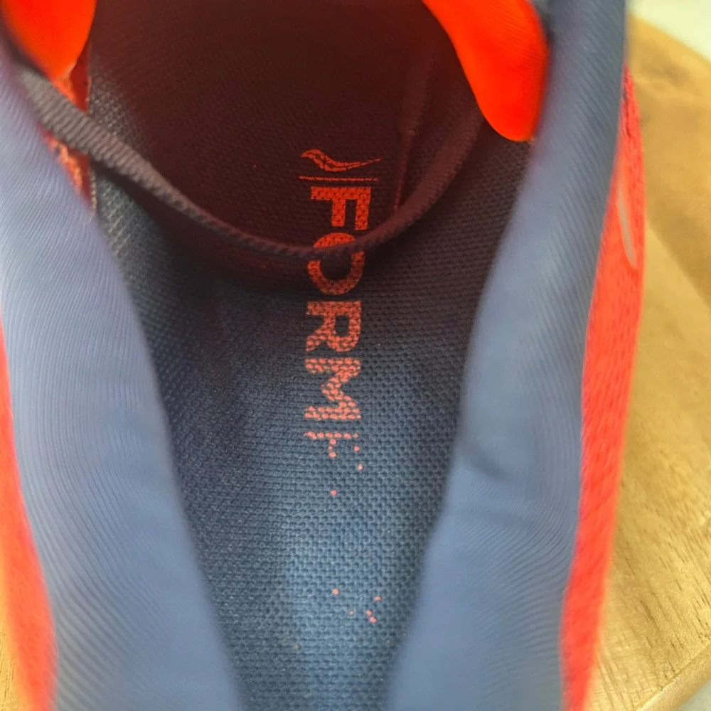 Saucony Ride 15 Womens Running Shoes Red Navy Blue S10729-16 Size 7.5 Cushioned